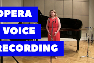 be your professional soprano voice, record a song for you