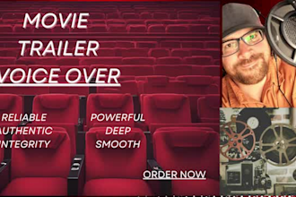 record a movie trailer voice over