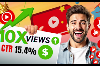 design attractive clickbait youtube thumbnail