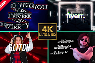create the latest  vj loop and visual set for djs and live show