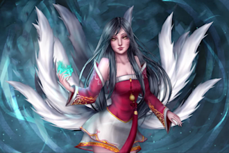 animate and loop your anime art, 2d character, art or image