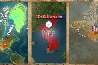 create cinematic map animations for history and geopolitics