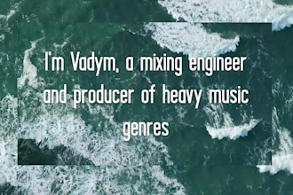 mix and master your metal, rock song, or album