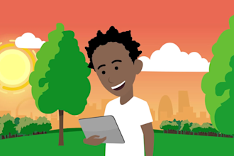 create a custom 2d explainer video