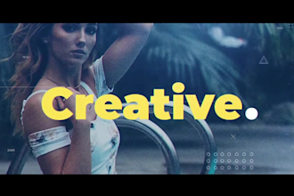 do slideshow,intro,outro,logo animation,ads,vlogs in 12 hour