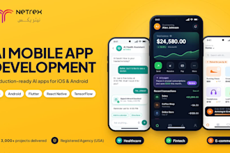 build ai mobile app, ai website and saas app as android ios ai app developer