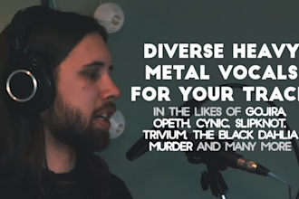 record metal or rock vocals in a variety of styles