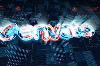 do cinematic light rays logo animation