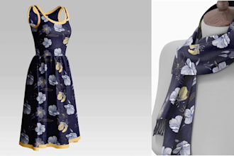 provide the best repeat pattern design for print fabric, textile design