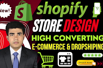 build shopify store for dropshipping shopify ecommerce website passive income