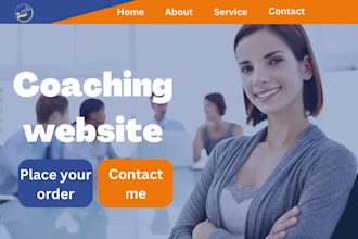 life coaching website, fitness website, coaching website, sport website