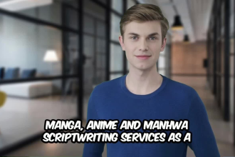 write recap script of anime, manga, and manhwa for youtube