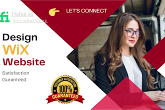 design or redesign a professional wix website for your business or store