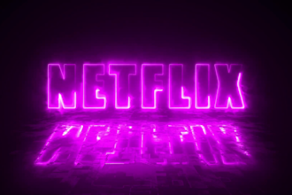 create a neon intro text or logo animation