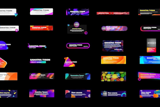 create lower third for your business or channel