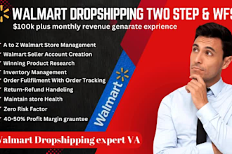 do two step walmart dropshipping and walmart wfs with walmart automation