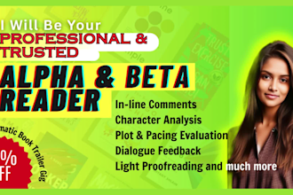 beta read and provide detailed feedback