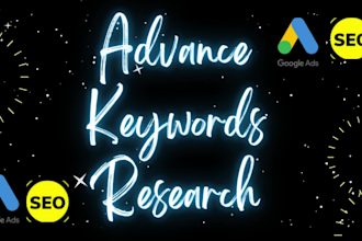 do advanced keyword research and competitor analysis for google ppc ads