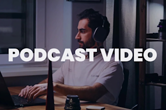 deliver high quality podcast audio and video editing