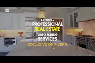 create a professional real estate promo video in 24 hours