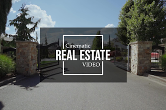 create cinematic real estate video