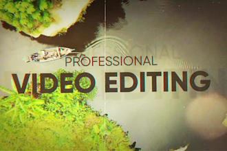 do professional youtube, and corporate video editing