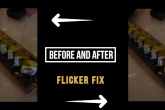 remove flicker and rolling bands from your video footage