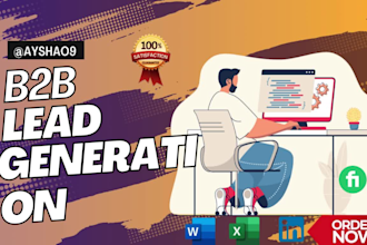 build a verified list of emails for b2b lead generation