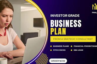 write a business plan for startups, grants and sba loan