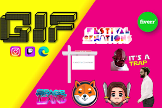 convert your logo or video in animated GIF instagram or web