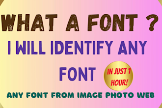 identify fonts swiftly and accurately for you