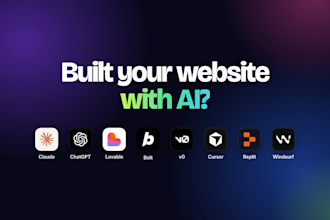 finish and polish your ai built website