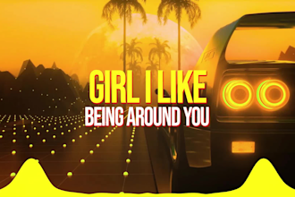 create stunning animated lyric music video