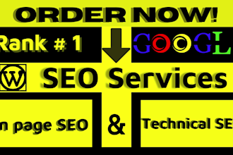 do complete onpage SEO, technical for shopify site webflow
