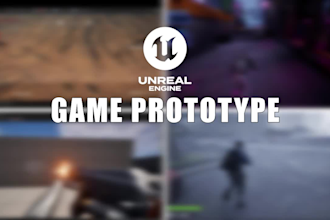develop ue5 prototype, inventory, gameplay system and custom mechanics