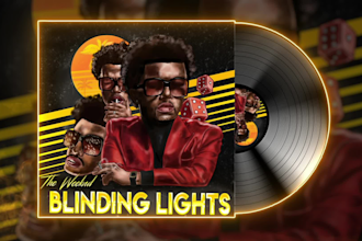 make animated giff for your album cover  for spotify canvas instagram