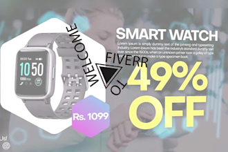 create animated modern product promo video or social media product promo video