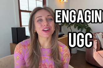 create a ugc user generated content video for tiktok, reels, facebook