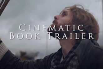 create a professional cinematic book trailer
