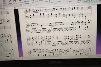 transcript your music song to sheet or do your sheet to midi