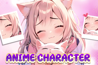 draw anime illustration, fanart, original character , pfp and vtuber character