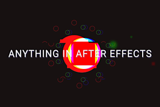 do character animation or any adobe after effects task