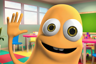 3d animation in blender with your character