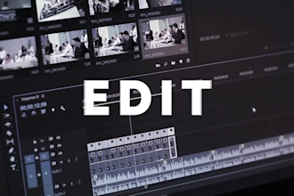 do video editing and create youtube videos using stock footages