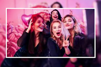 create birthday photo slideshow video