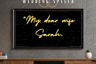 craft the perfect wedding speech for your big day