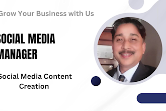 social media manager content creator health and mental health sector