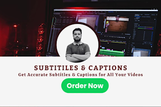 custom subtitles and captions for youtube, tiktok, instagram, and more