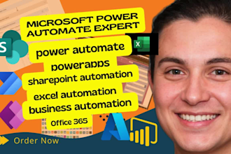 automate workflows, tasks, processes with power automate, powerapps microsoft