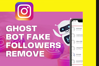 safely remove ghost bot fake followers from your instagram account